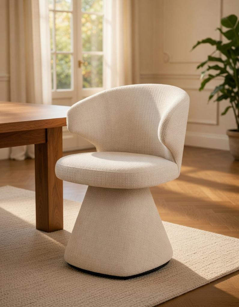 Chaises neuves en chenille, Maison & Meubles, Enlèvement, Comme neuf