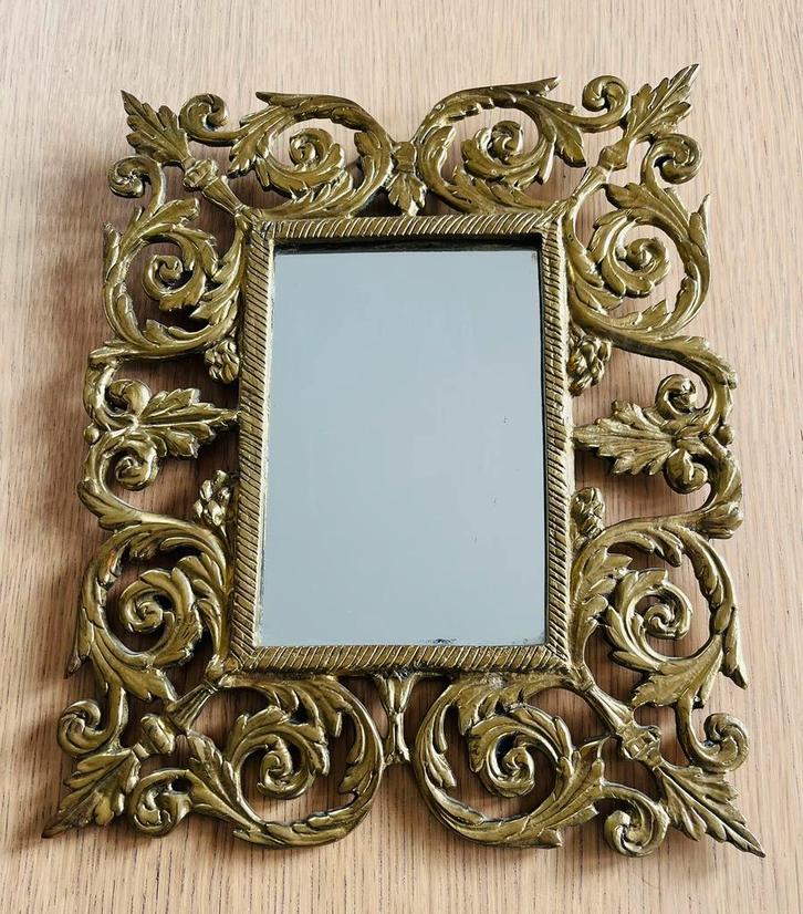 Miroir ancien, Antiquités & Art, Antiquités | Miroirs, Moins de 50 cm, Moins de 100 cm, Rectangulaire, Enlèvement