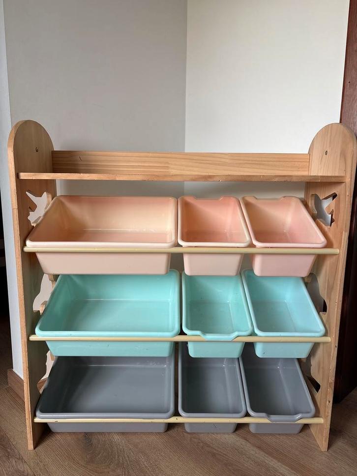 IKEA Trofast opbergkast met bakken – kinderkamer, Maison & Meubles, Armoires | Armoires à chaussures, Comme neuf, Enlèvement