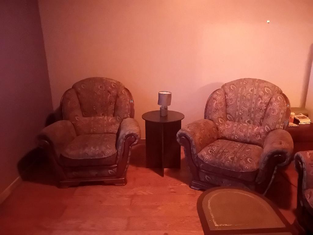 Zetels met salontafel en bijzittafel en lamp, Ophalen, Overige materialen, 150 tot 200 cm, 200 cm of meer