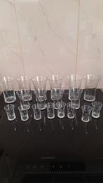 18 vintage glaasjes met druivenmotief, Antiek en Kunst, Ophalen of Verzenden