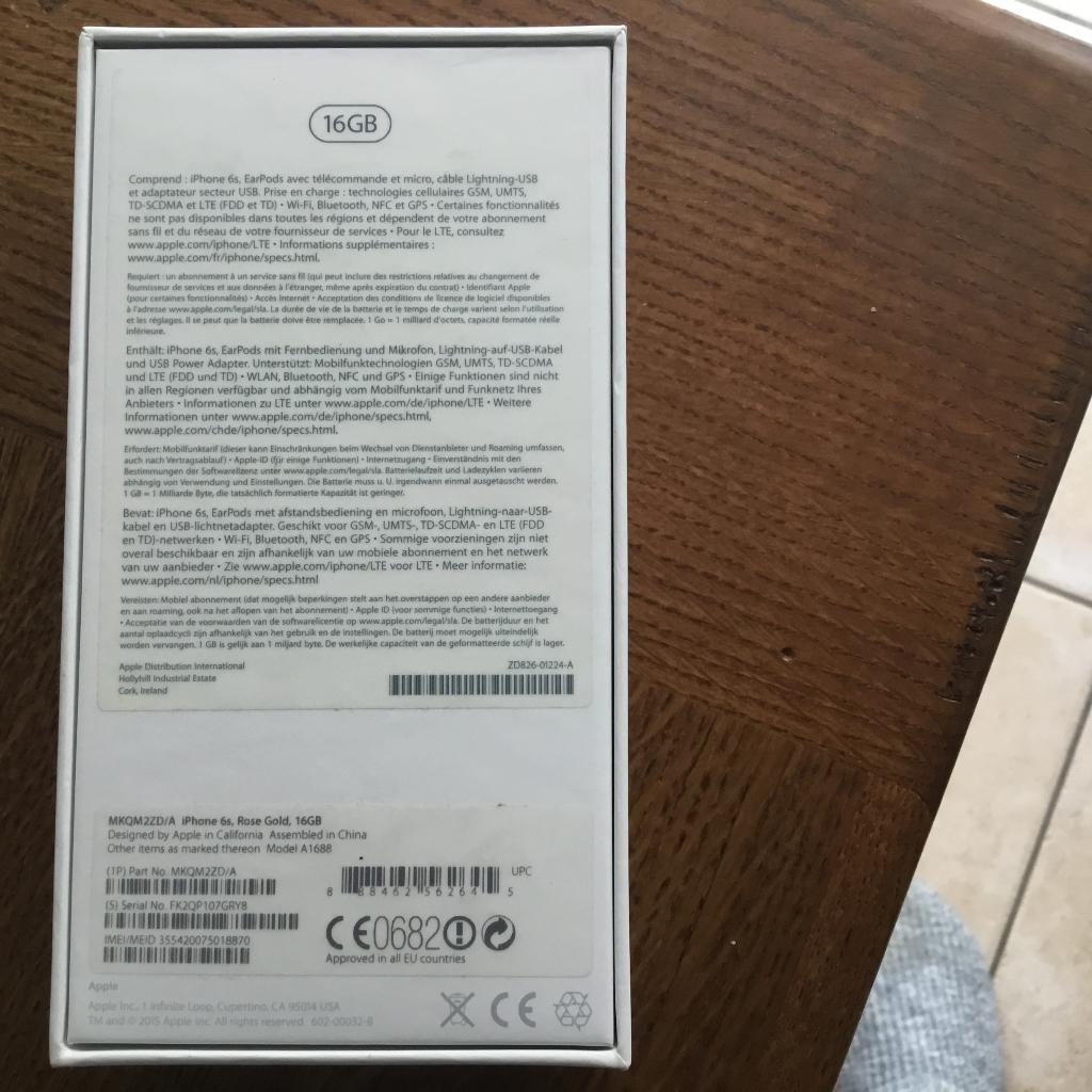 iPhone 6s, Télécoms, Téléphonie mobile | Apple iPhone, Enlèvement, Utilisé, IPhone 6S