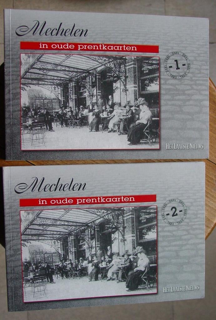 BOEK : MECHELEN IN OUDE PRENTKAARTEN DEEL 1 EN 2, Ophalen of Verzenden
