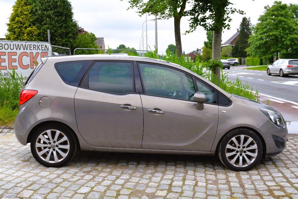 Opel Meriva 1.4Turbo/Cosmo/Leder/GARANTIE, Auto's, Voorwielaandrijving, Euro 5, Monovolume, Zwart