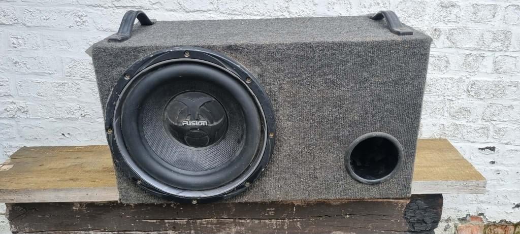 Subwoofer Fusion pour voiture, Autos : Divers, Haut-parleurs voiture, Enlèvement, Utilisé