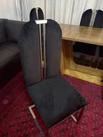 Eetstoelen 6x, Huis en Inrichting, Stoelen, Ophalen, Zwart, Zo goed als nieuw, Stof