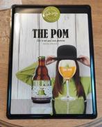 De metalen plaat van Pom Grain d'Orge Brewery. Gloednieuw., Ophalen of Verzenden