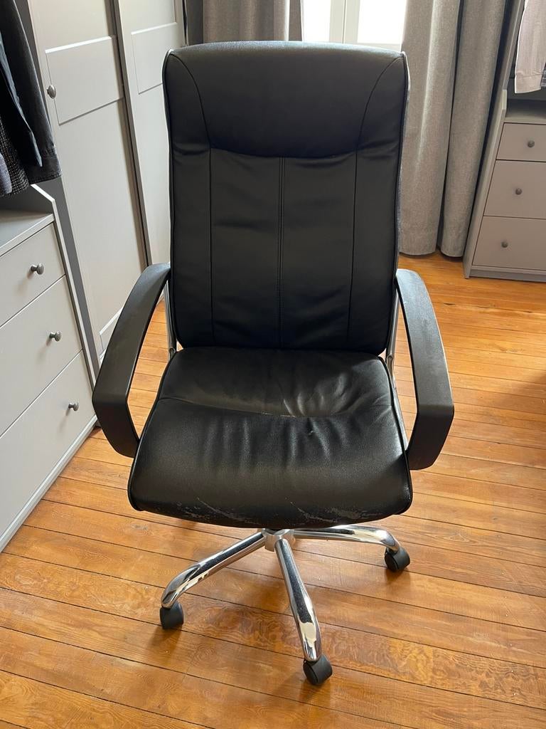 Gratis bureaustoel, Ophalen, Gebruikt, Zwart, Bureaustoel