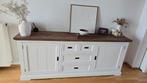 Groot wit/houten dressoir in landelijke stijl - Zeer goede s, Huis en Inrichting, Kasten | Buffetkasten, Ophalen