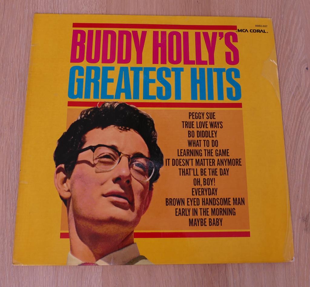 LP  Buddy Holly ‎– Buddy Holly's Greatest Hits, Cd's en Dvd's, Vinyl | Rock, Gebruikt, Poprock, 12 inch, Ophalen of Verzenden