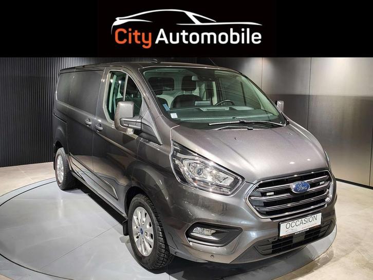 Ford Transit Custom 2.0 TDCI BOITE AUTO 3PLACES CAMERA, Auto's, Bestelwagens en Lichte vracht, Particulier, Te koop, ABS, Airbags