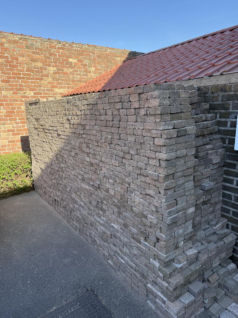 Betonklinkers, Béton, Enlèvement, Utilisé, Briques