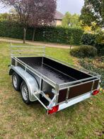 Aanhangwagen 750kg 254-130 dubbelas BW trailers NIEUW, Ophalen, Zo goed als nieuw