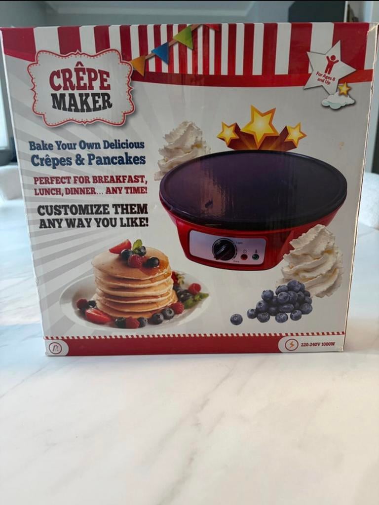 Crepemaker pannekoeken bakpan, Ophalen, Zo goed als nieuw