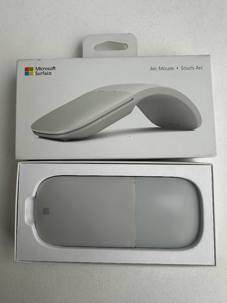 Microsoft Surface Arc Mouse Bluetooth Arc Mouse Grijs, Ophalen, Muis, Ergonomisch, Rechtshandig
