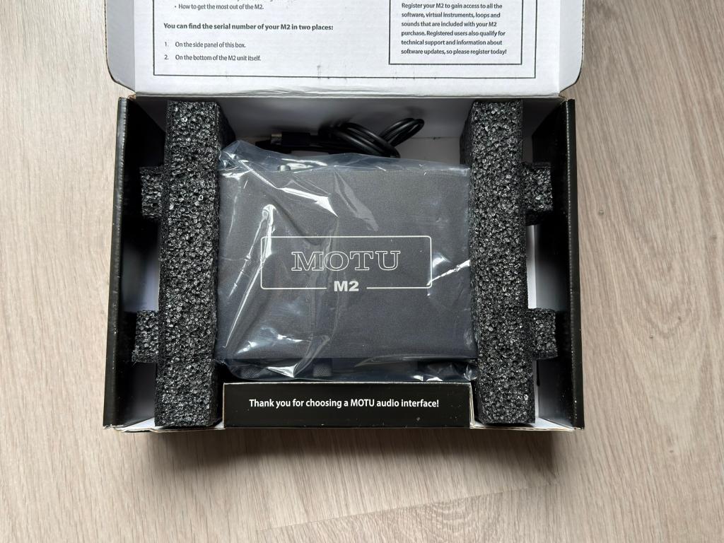 Motu M2, Audio, Tv en Foto, Professionele apparaten, Ophalen, Gebruikt