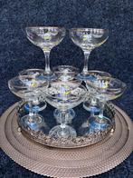 Set champagne glazen Babycham, Enlèvement ou Envoi, Utilisé, Autres types