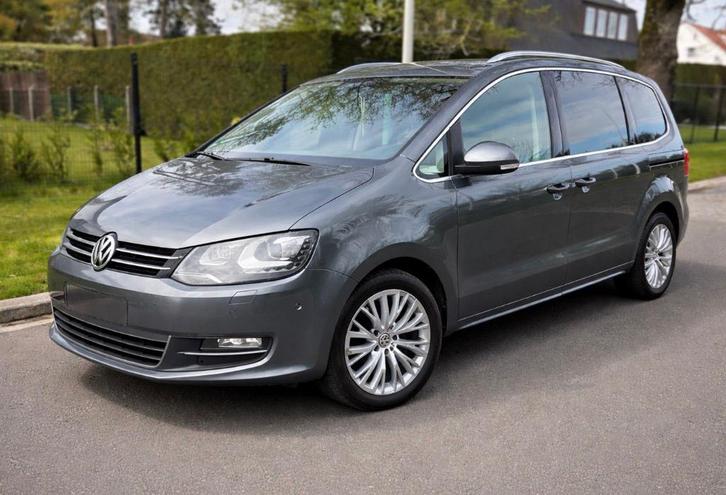 vw sharan 7 plaatst 2.0 Tdi dsg automaat full option, Autos, Volkswagen, Particulier, Sharan, ABS, Caméra de recul, Phares directionnels