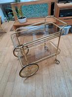 Desserte roulante Hollywood Regency vintage, Antiquités & Art, Enlèvement