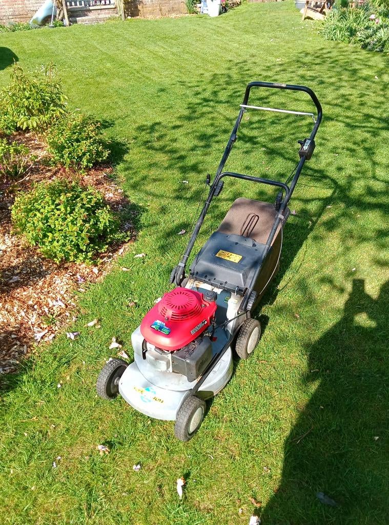 Tondeuse Marina Moteur Honda 43cm, Jardin & Terrasse, Tondeuse rotative, 40 à 49 cm, Enlèvement, Sac de ramassage