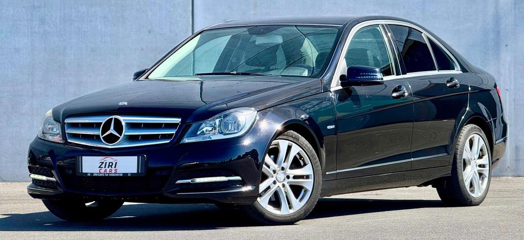 Mercedes-Benz C 180 C 180 CDI BE Avantgarde - BTW wagen - 12, Gebruikt, Zwart, 4 cilinders, Multifunctioneel stuurwiel
