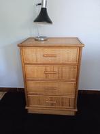 Vintage rotan ladenkast, Ophalen, Overige materialen, Gebruikt, Bohemian mid-century