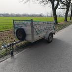 Aluminium enkelassige aanhangwagen met nikkelupgrade, Auto diversen, Aanhangers en Bagagewagens, Ophalen
