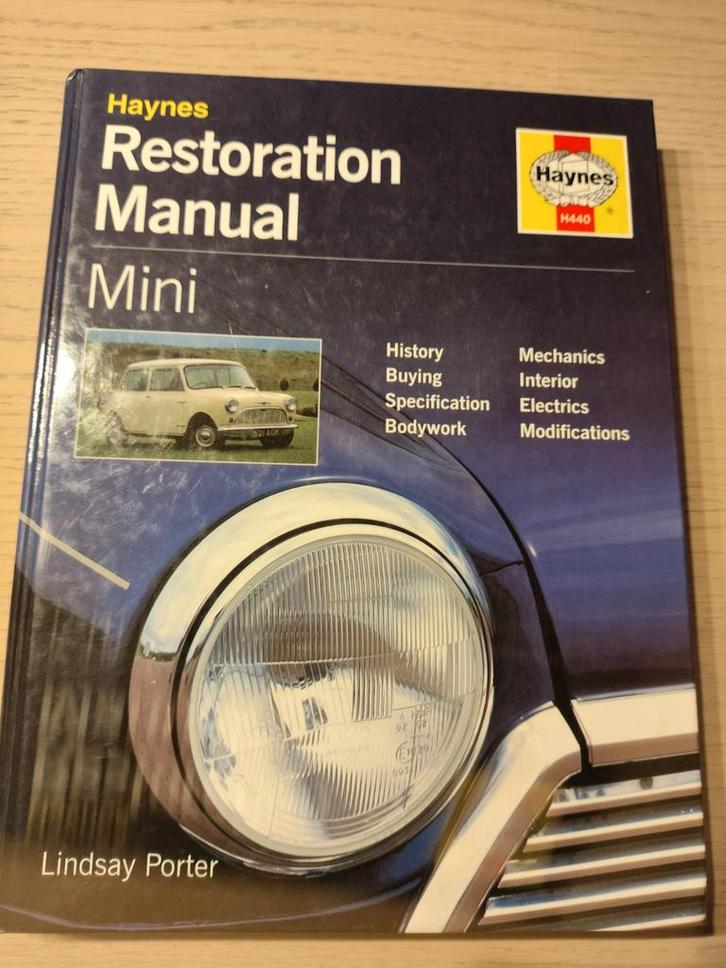 Mini manuel de restauration en anglais, Autos : Divers, Modes d'emploi & Notices d'utilisation, Enlèvement ou Envoi