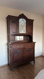 Antieke kast met spiegels, Antiek en Kunst, Antiek | Meubels | Kasten, Ophalen