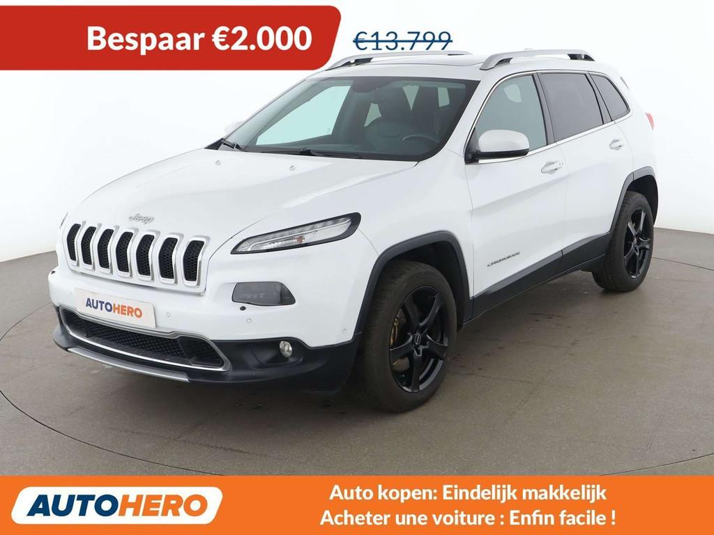 Jeep Cherokee 2.0 M-Jet Limited 4WD (bj 2017), Auto's, Jeep, Zwart, https://public.car-pass.be/vhr/93481e06-6cf0-48f0-94d3-390e44f4abfb