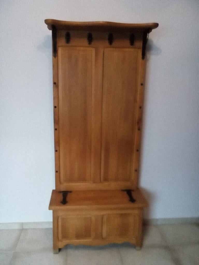 Porte manteaux en chêne, Comme neuf, Bois, Portemanteau sur pied, 150 à 200 cm