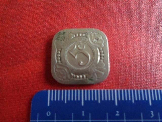 Pièce de monnaie "PAYS-BAS" Uni Wilhelmina 5 cents, Envoi, Monnaie en vrac