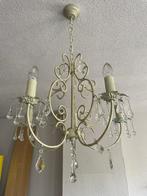 Lusters authentiek, Huis en Inrichting, Lampen | Kroonluchters, Ophalen, Gebruikt, Metaal, Brocante