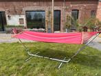 Stevige kleurrijke hangmat, Tuin en Terras, Hangmatten, Ophalen, Gebruikt, Met standaard, Eenpersoons