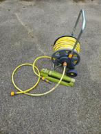 Verschillende typen tuinslangen op haspel in Houthalen Nieuw, Tuin en Terras, Tuinslangen, Ophalen