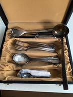 Verzilverd bestek 6 pers. In koffertje, Antiek en Kunst, Ophalen