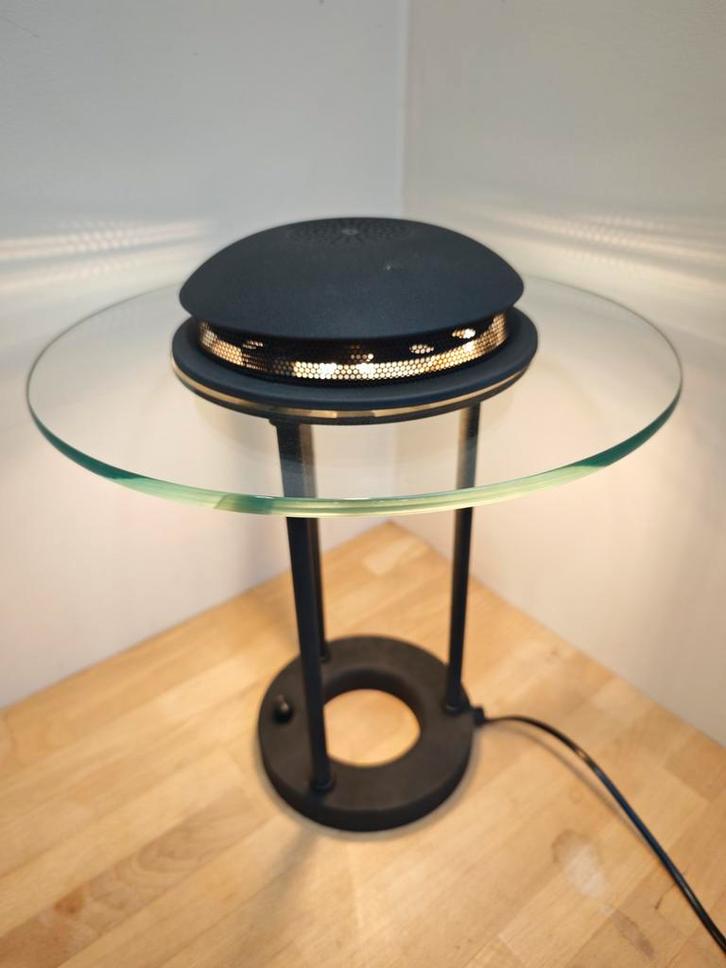 Saturn"space-age Penta tafel lamp, Huis en Inrichting, Tafels | Bijzettafels, Rond, Glas, Ophalen of Verzenden