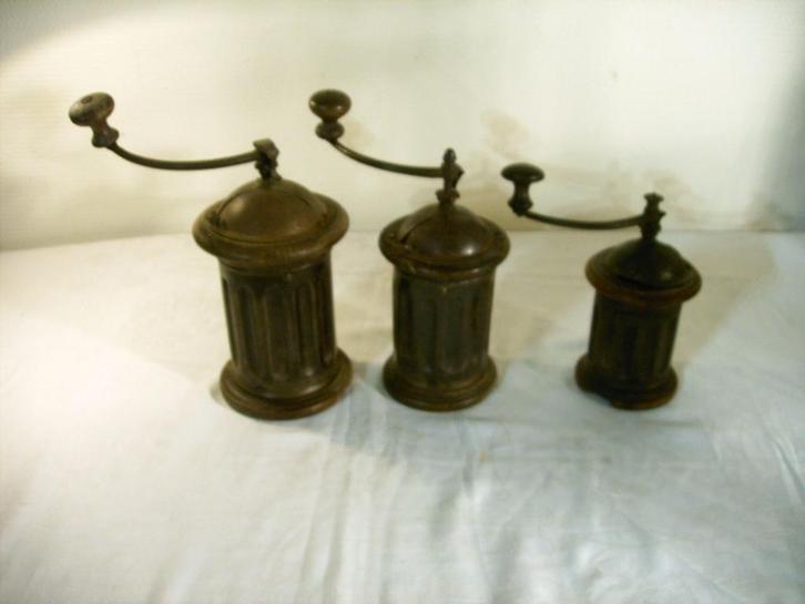 3 moulins à café anciens « modèle G 1-3 » de Peugeot frères, Antiquités & Art, Antiquités | Ustensiles de cuisine, Enlèvement ou Envoi