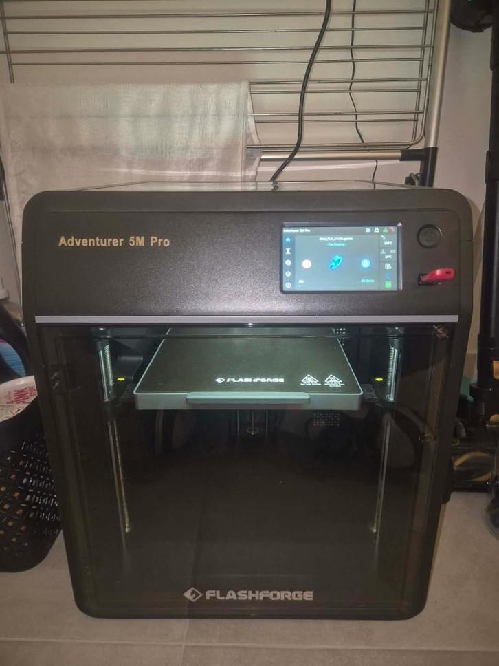 3D-printer Flashforge adventurer 5M PRO met filament, Computers en Software, 3D Printers, Zo goed als nieuw, Ingebouwde Wi-Fi