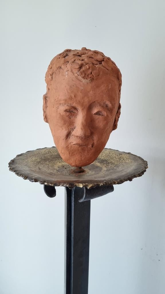 Kandelaar, Bronze ou Cuivre, 75 cm ou plus, Enlèvement, Utilisé