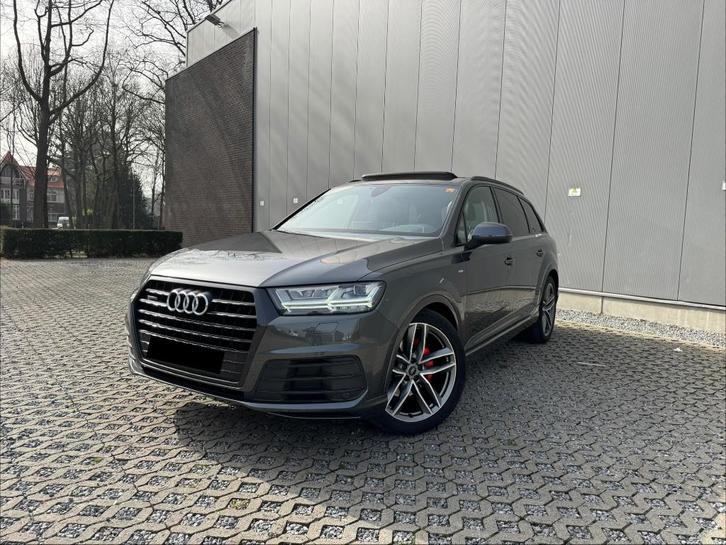Audi Q7 S-LINE 3.0 TDI QUATTRO PANO/LED/MATRIX/LUCHTVER, Autos, Audi, Particulier, Q7, 4x4, ABS, Caméra de recul, Phares directionnels