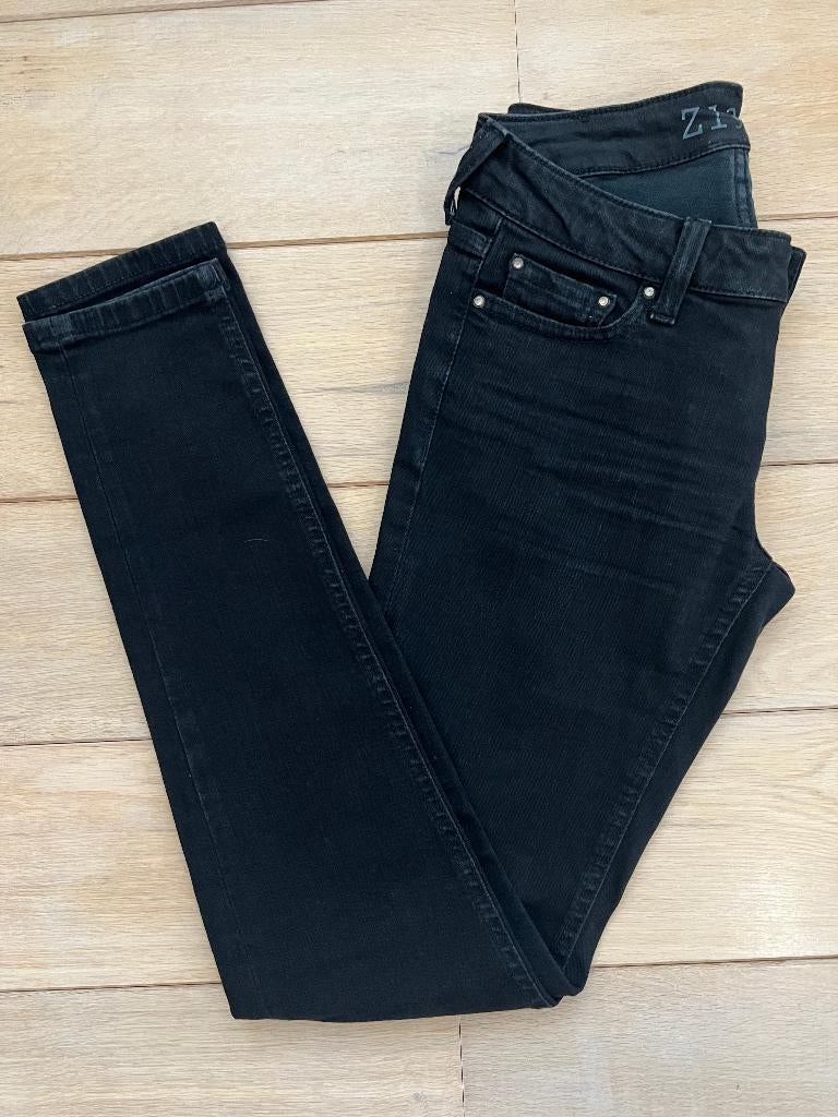 Jeans Zara femme, Enlèvement, Comme neuf, Noir