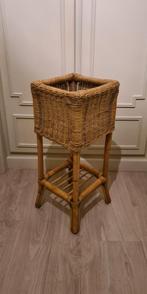VINTAGE PLANTENSTAANDER/HOUDER ROTAN, Ophalen