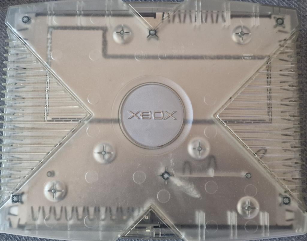 Édition Xbox Crystal + jeux, Consoles de jeu & Jeux vidéo, Consoles de jeu | Xbox Original, Enlèvement ou Envoi, Avec 1 manette