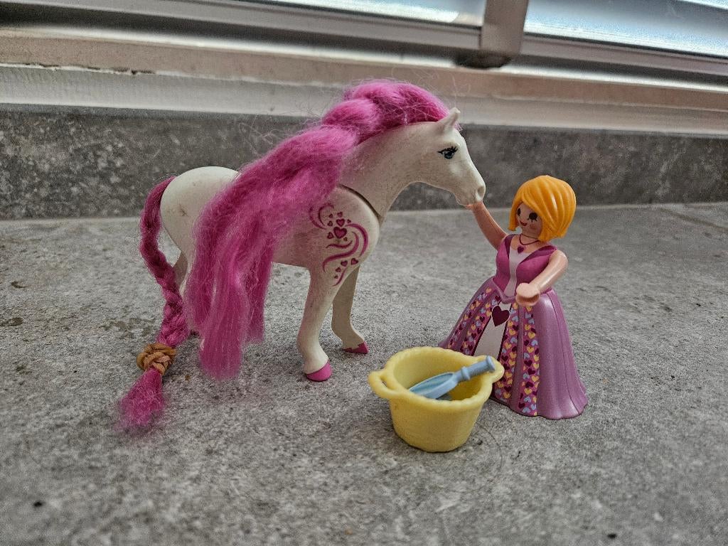 Playmobil Prinses Rosalie met paard 6166, Ophalen of Verzenden, Gebruikt, Complete set