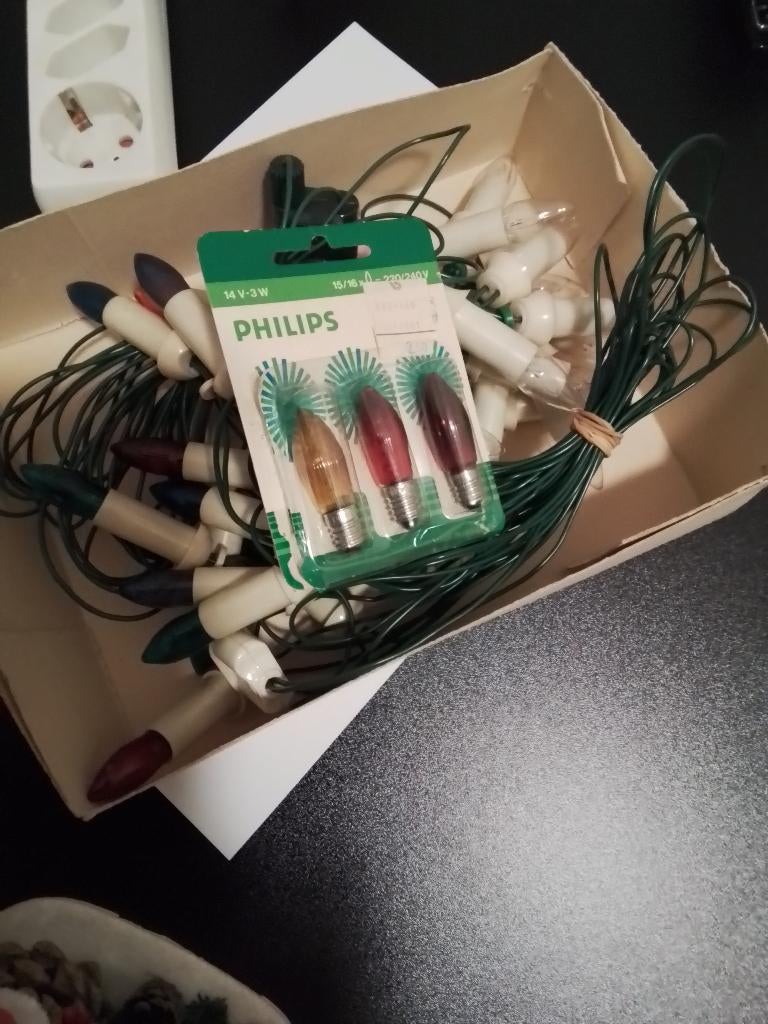 Vintage kerstverlichting, Ophalen of Verzenden, Gebruikt