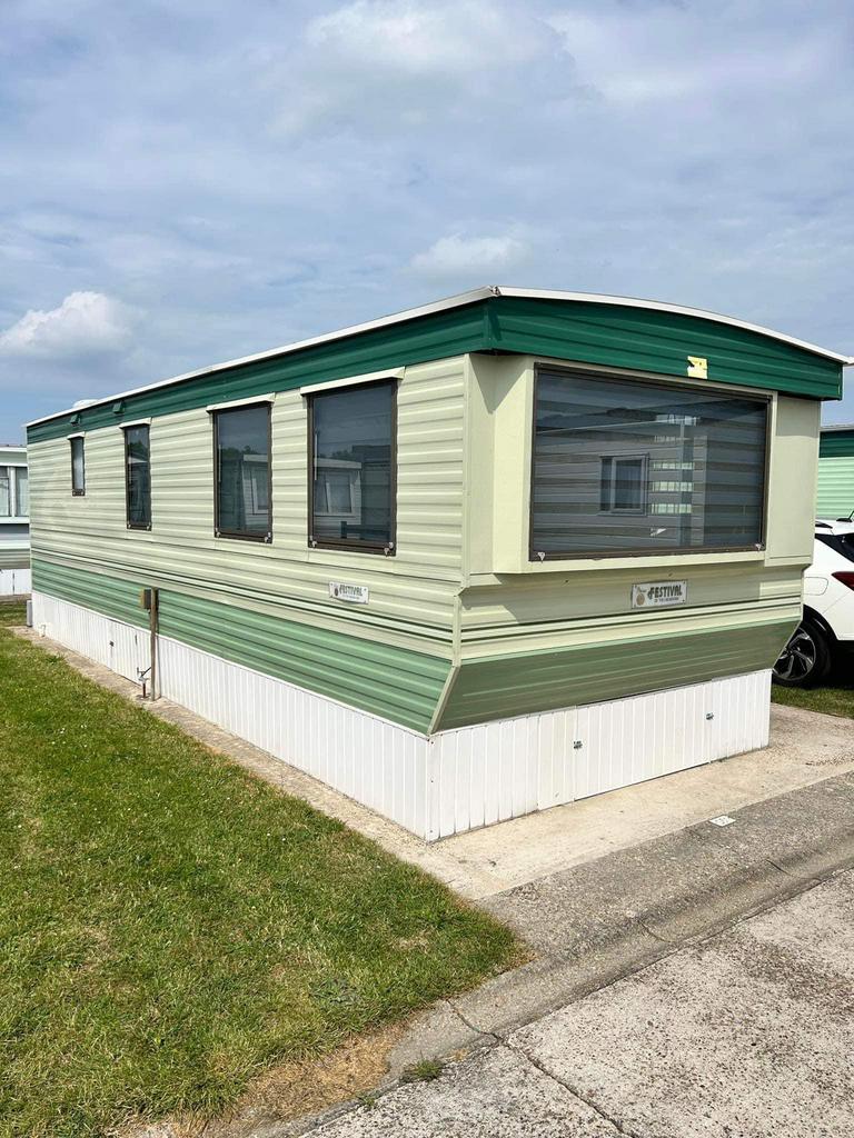 Te Koop Stacaravan met staanplaats De Haan, Caravans en Kamperen, Stacaravans, Ophalen