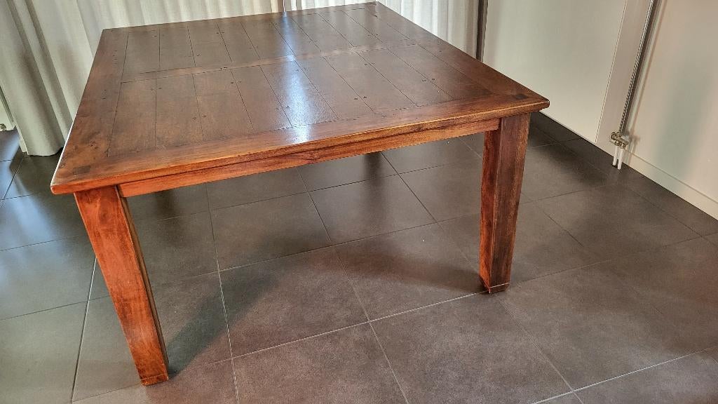 Eettafel, Huis en Inrichting, Ophalen, Gebruikt, 100 tot 150 cm, Vijf personen of meer