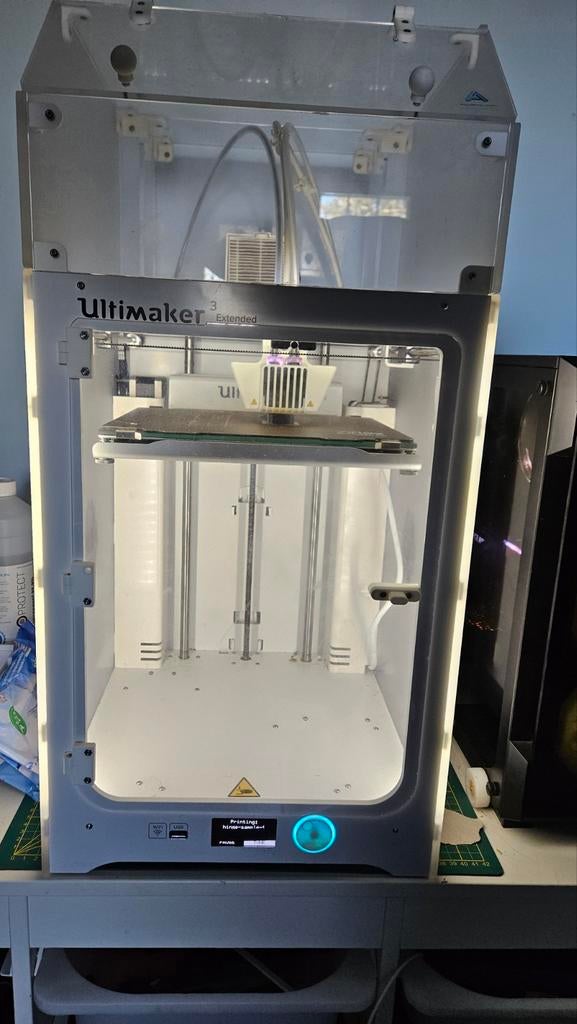 Ultimaker 3 uitgebreid, Computers en Software, 3D Printers, Ophalen, Ingebouwde Wi-Fi, Ultimaker, Zo goed als nieuw
