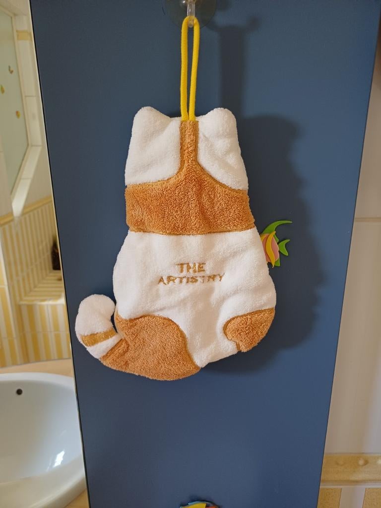 Serviette essuie chat, Maison & Meubles, Enlèvement ou Envoi, Neuf, Gris, Serviette